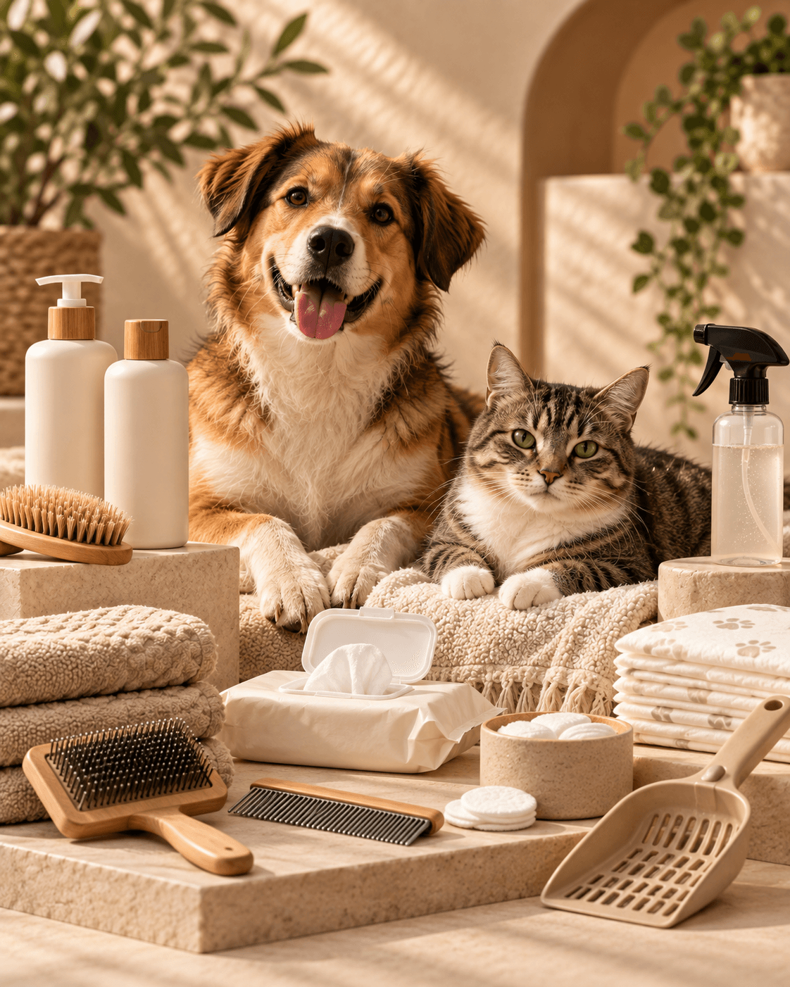 Productos de higiene y cuidado para mascotas